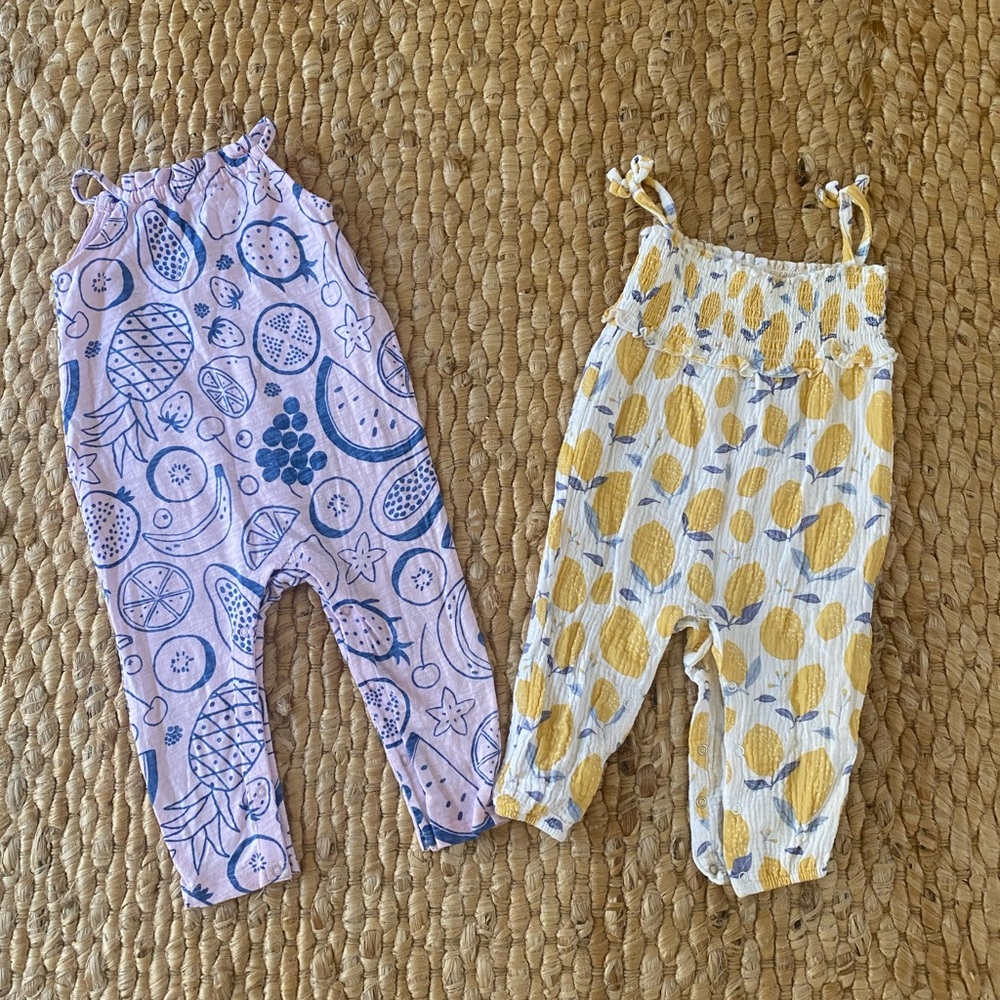🍋🍉🍓 two fruit rompers